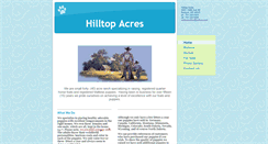 Desktop Screenshot of hilltopacres.us