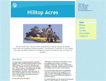 Tablet Screenshot of hilltopacres.us